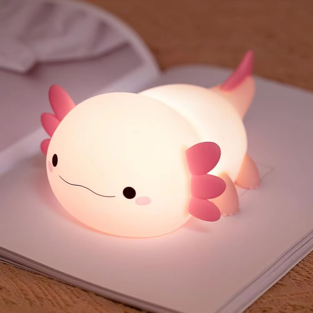 Lámpara LED De Silicona Con Sensor Táctil Para Niños, Luz Nocturna Con Forma De Cachorro, Perro, Mesita De Noche, Decoración De Dormitorio, Regalos De Cumpleaños