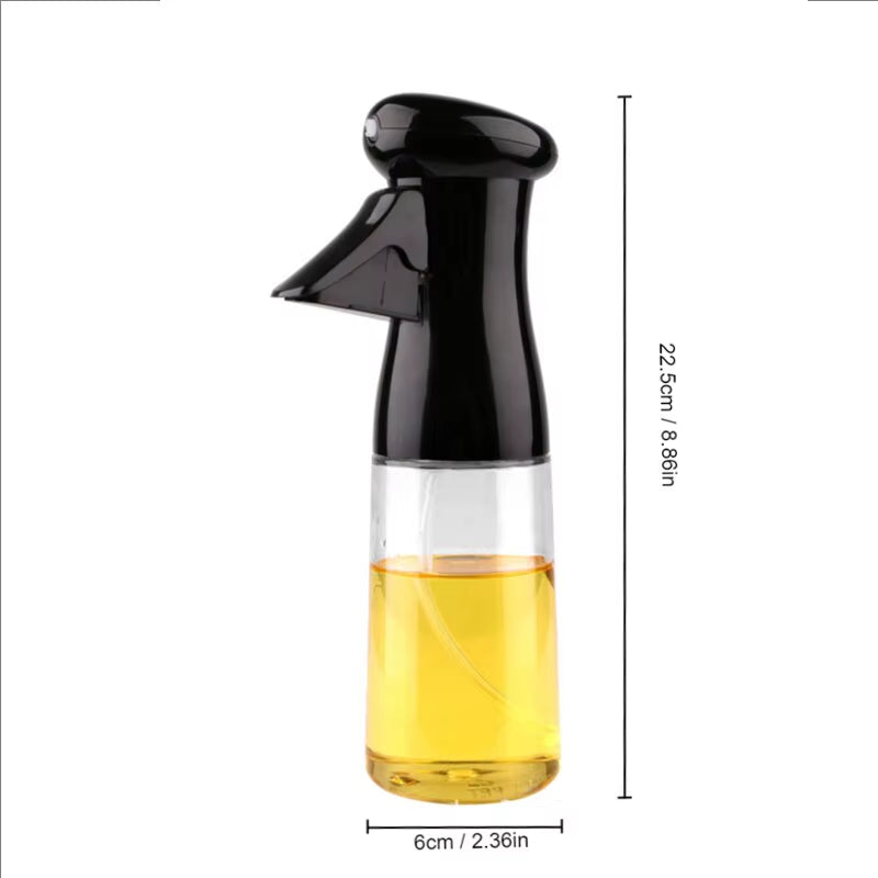  Botella rociadora de aceite de 200ml, rociador de aceite de oliva para cocinar en barbacoa, rociador de aceite para hornear en la cocina, botella vacía, botella de vinagre, dispensador de aceite