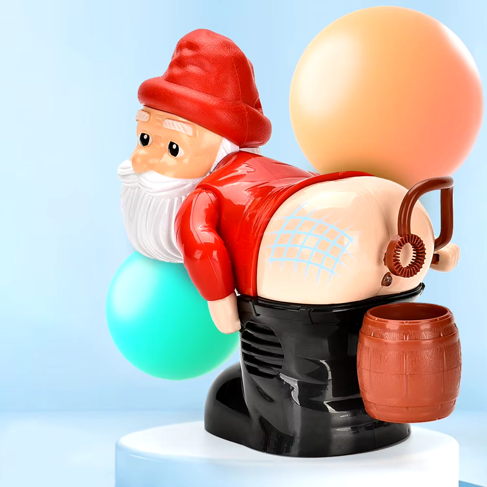 Máquina De Burbujas De Glúteos De Navidad Con Música Y Luz, Juguete Eléctrico De Papá Noel, Regalo De Navidad Novedoso Para Niños Y Niñas