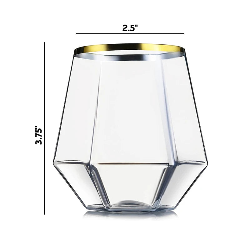 Copas De Vino Transparentes Para Boda, Vasos De 360Ml Para Cóctel, Fiesta, Bar, Club, Herramientas Para Beber, Té Y Café