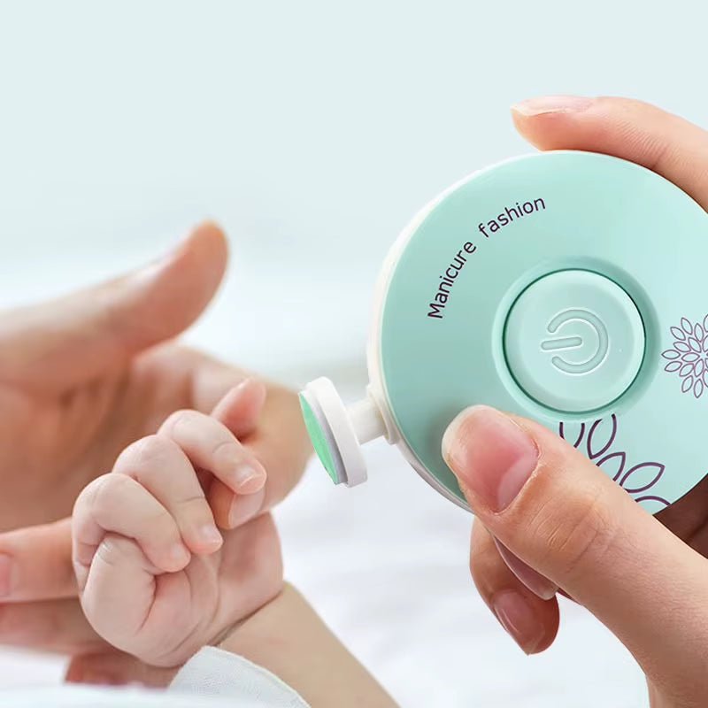 Recortador De Uñas Eléctrico Para Bebé, Herramienta Pulidora De Uñas Para Niño, Tijeras De Manicura Infantil, Kit De Higiene Para Bebé, Cortador De Uñas Para Recién Nacido