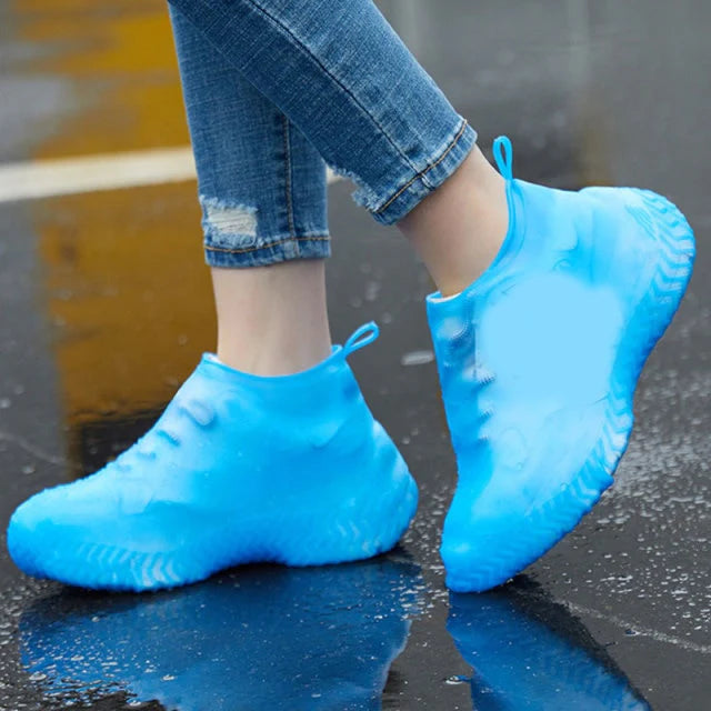 Reusable Silicone Shoe Covers - Waterproof and Non-Slip Protection